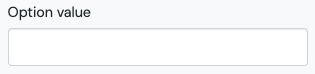 Google conversational attributes - option value