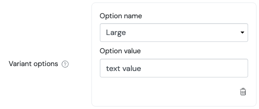 Google conversational attributes - item group title