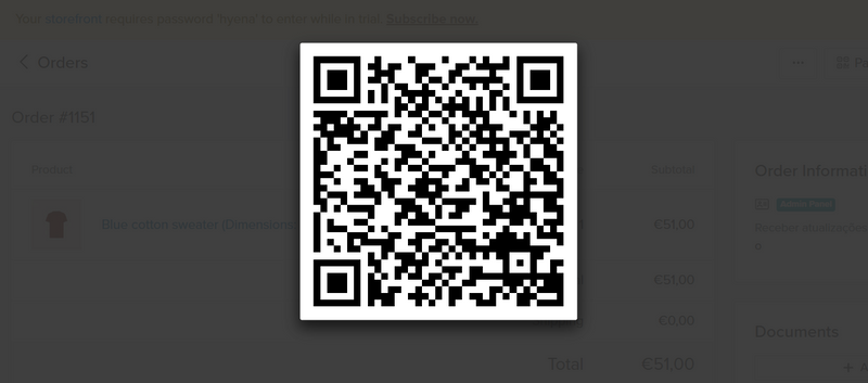 Email QR code