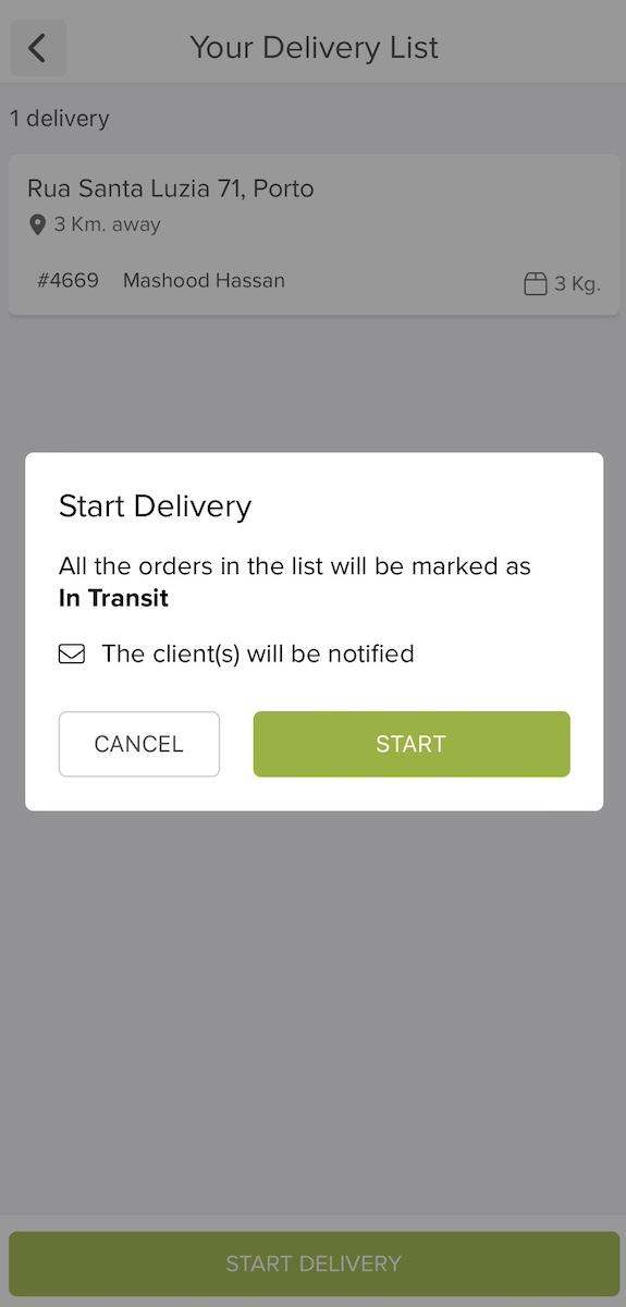 order information
