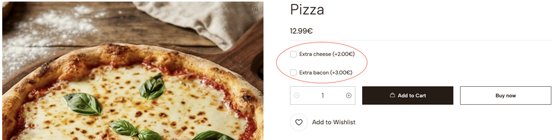 Storefront Add-ons View