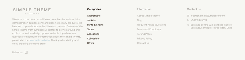 Theme Footer Menu 1 subcomponent