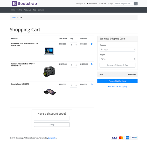 Cart Page