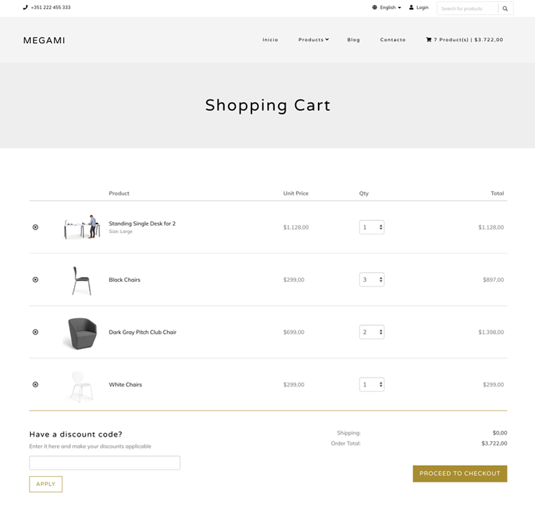 Cart Page