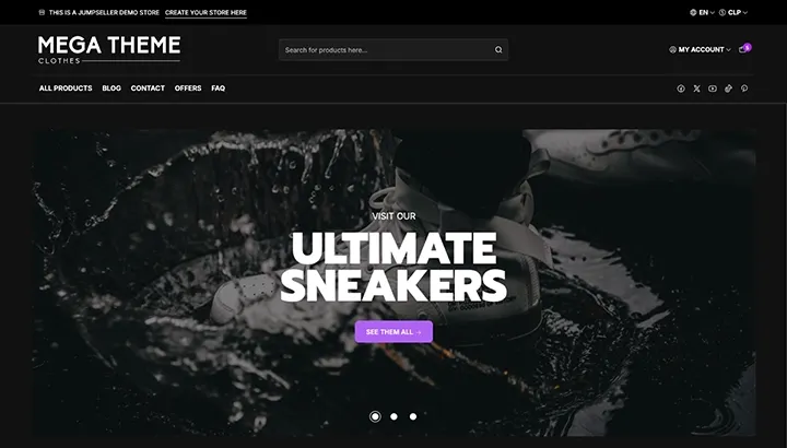 Jumpseller Mega theme