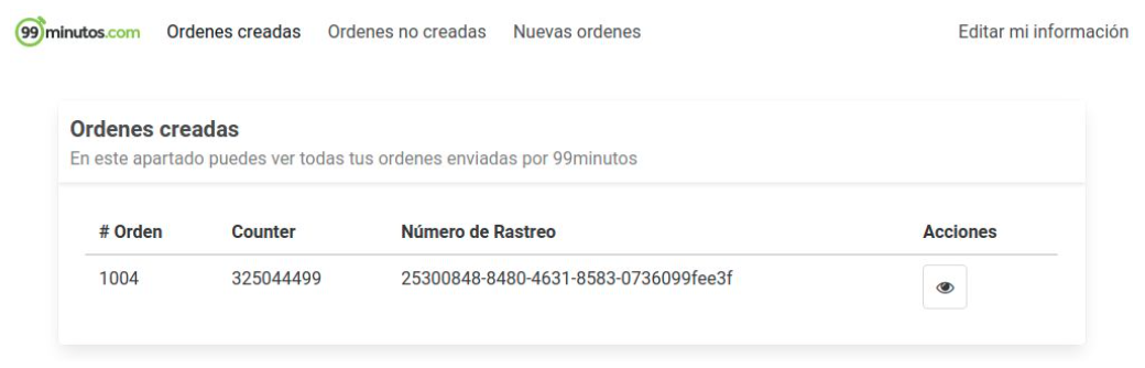 instrucciones de recogida