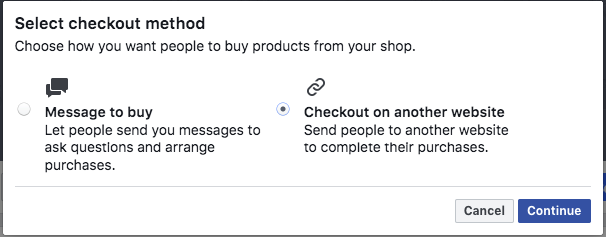 facebook payment