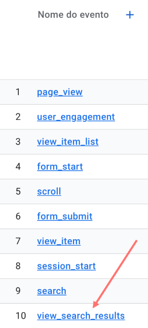 view search results