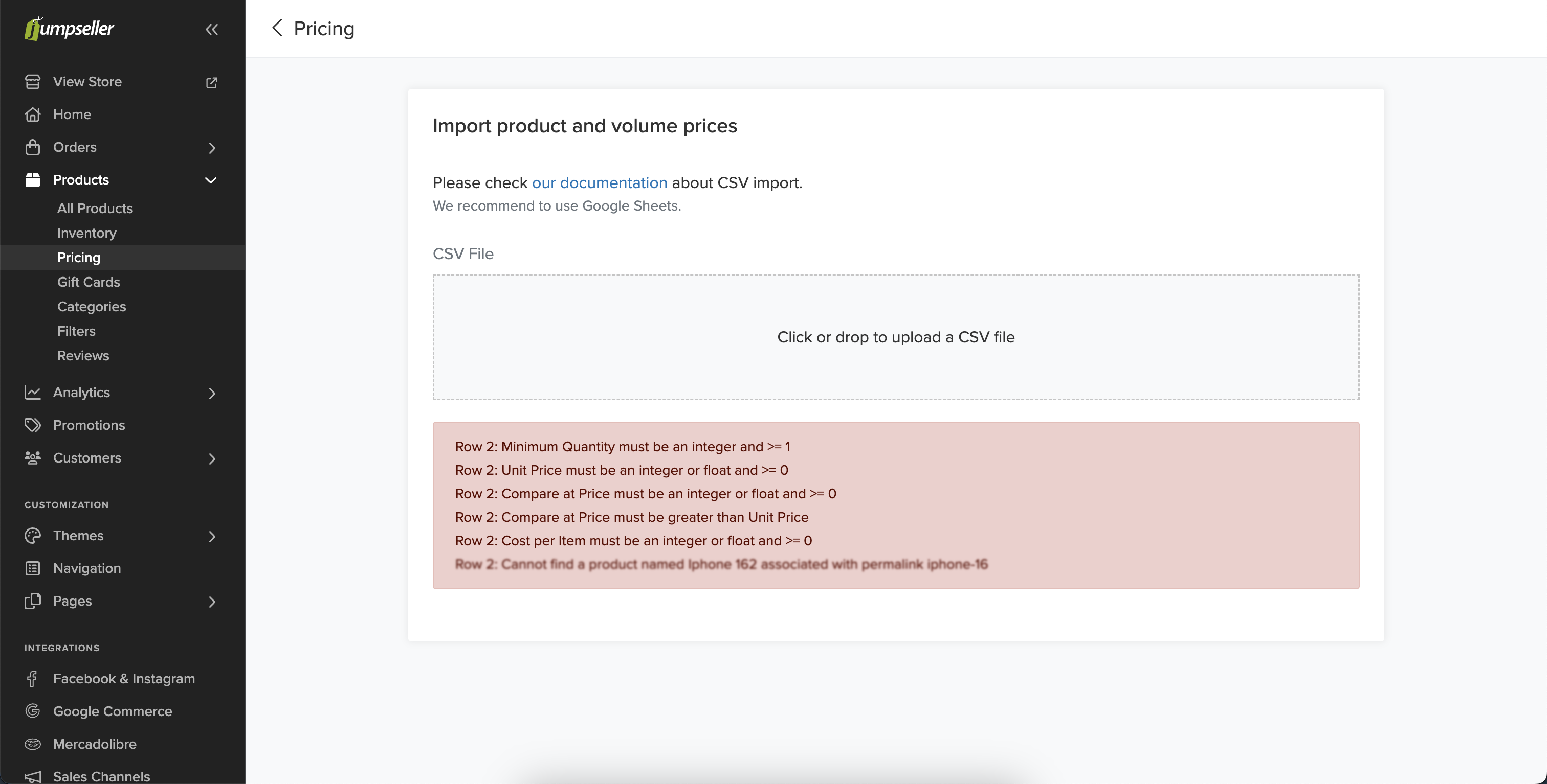 Negative Pricing Fields