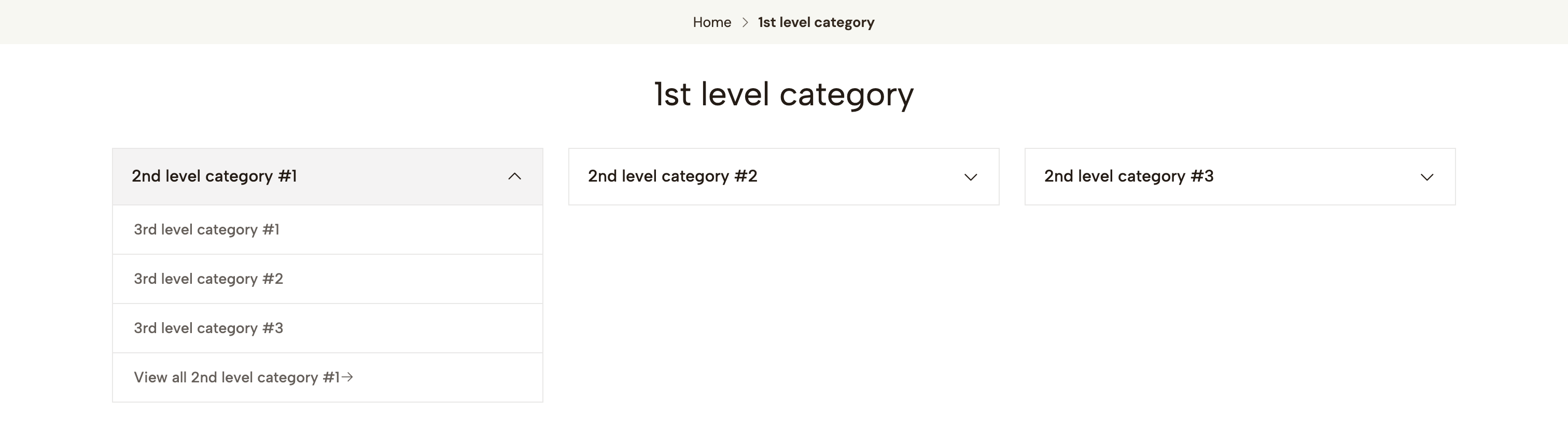 Category - All categories template