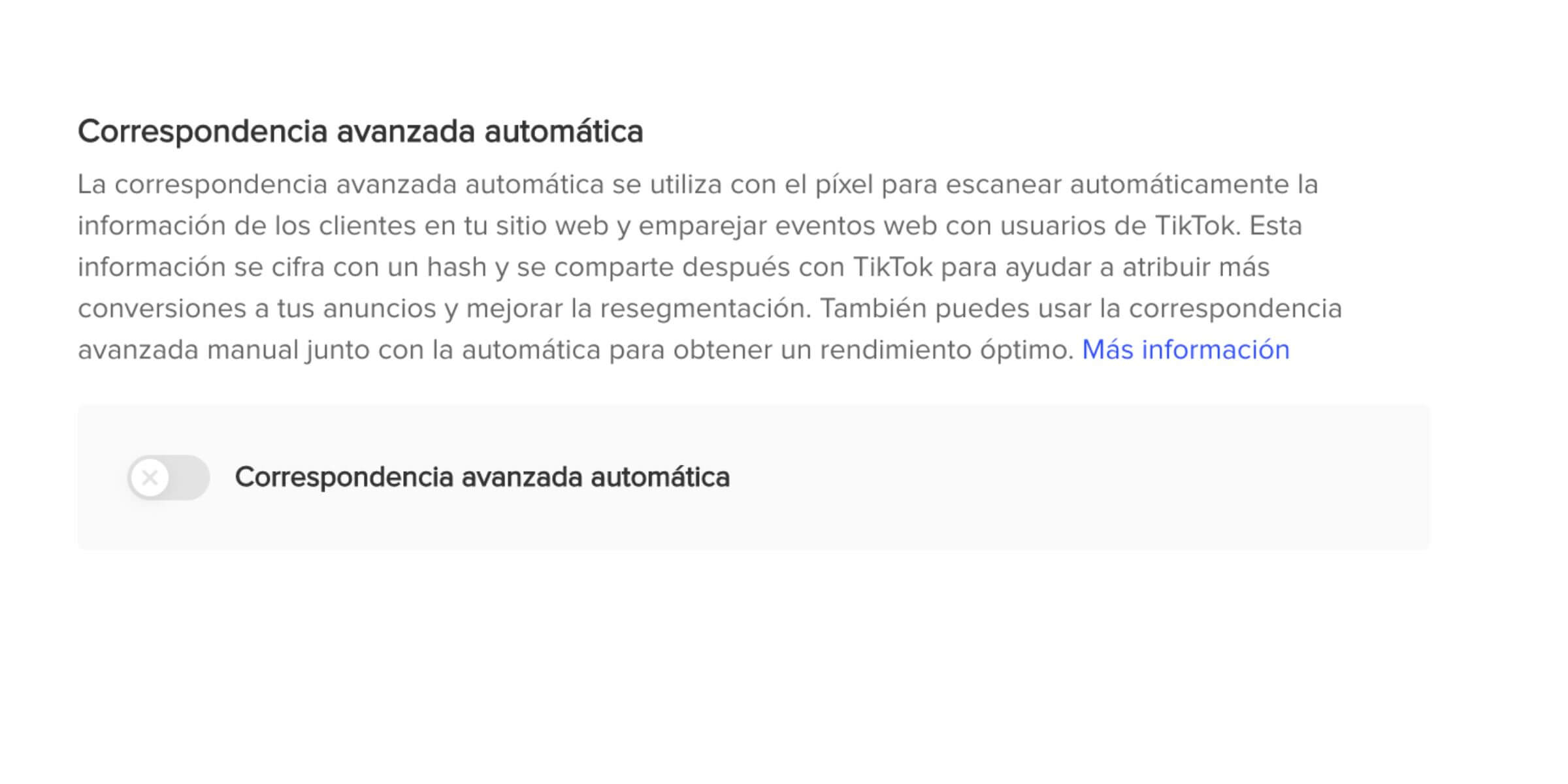 Automatic Advanced Matching