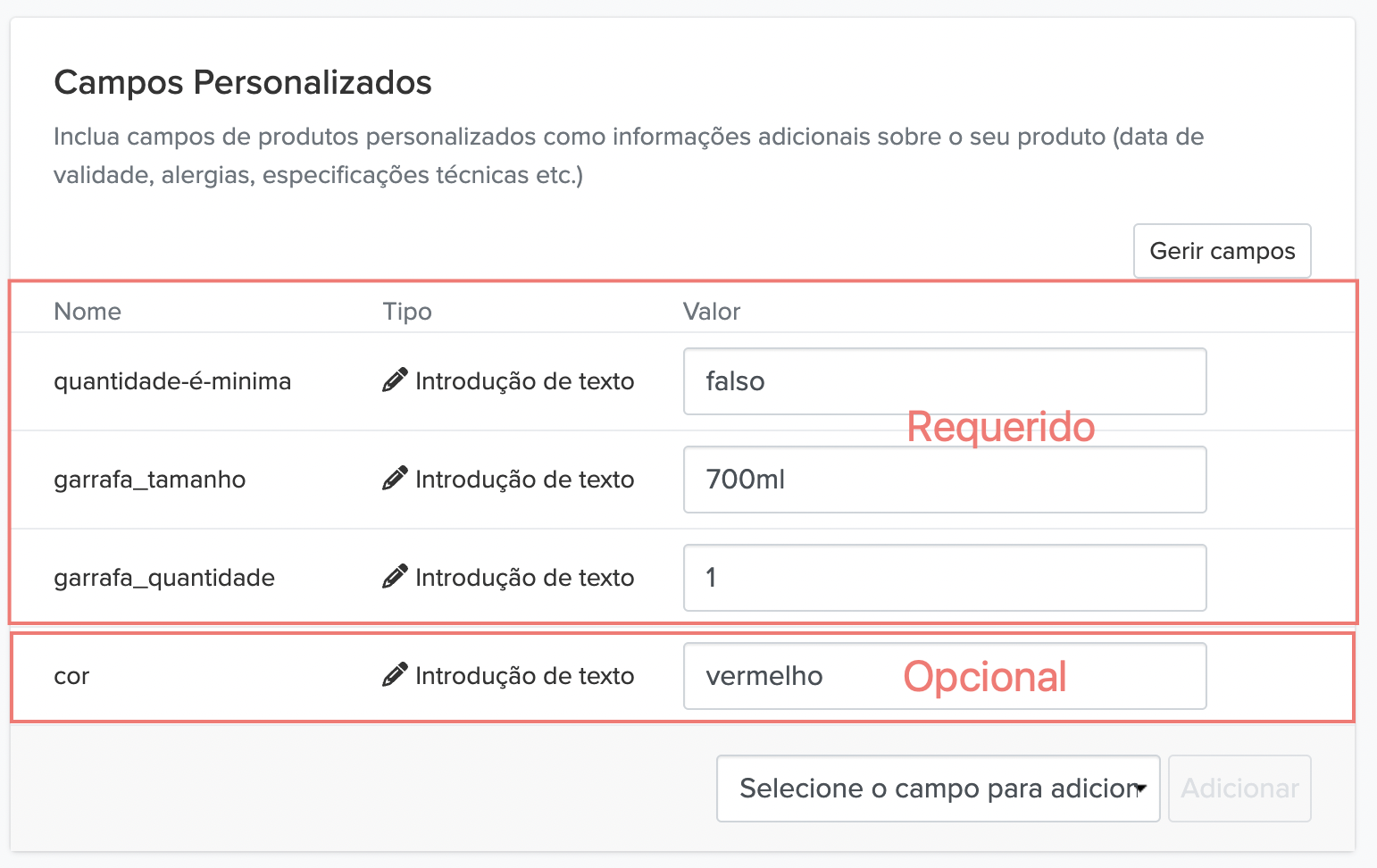 configuração
