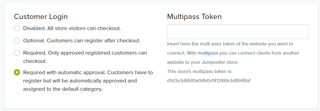 customer login
